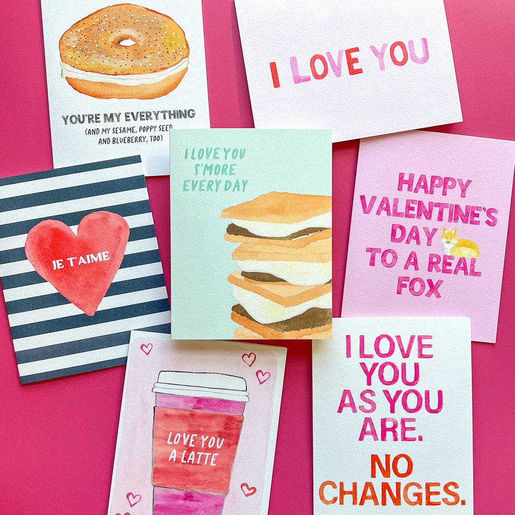 Je T'aime Greeting Card | I love you in French Card