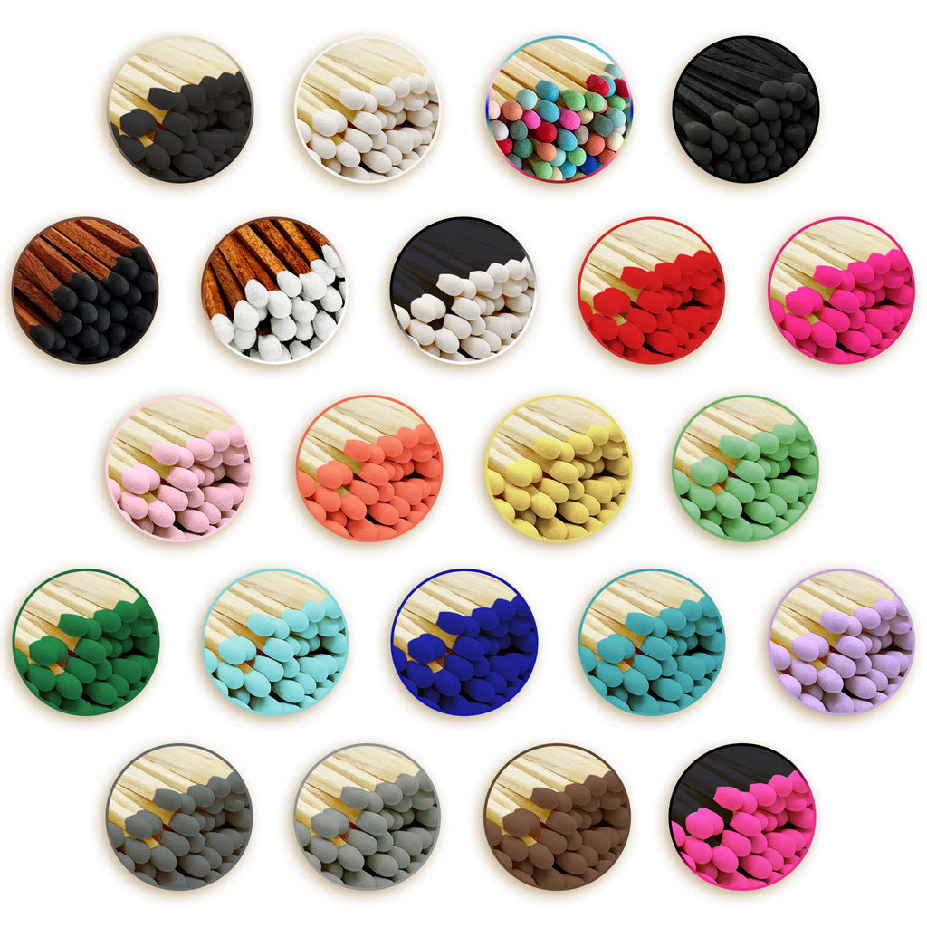 2" Matches + Mini Cloche - Colors of Your Choice + Strikers: Yellow
