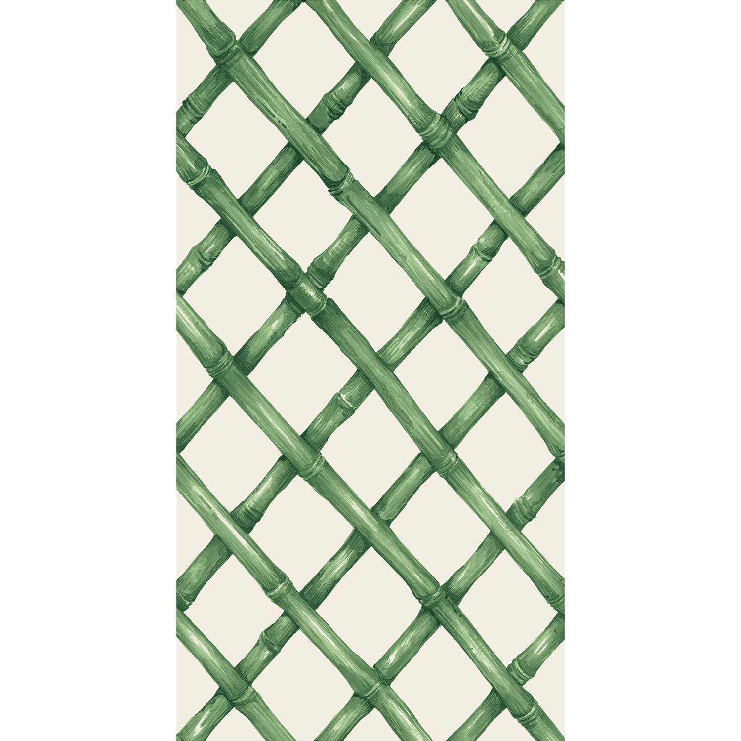 Green Lattice Guest Napkin - Pack of 16