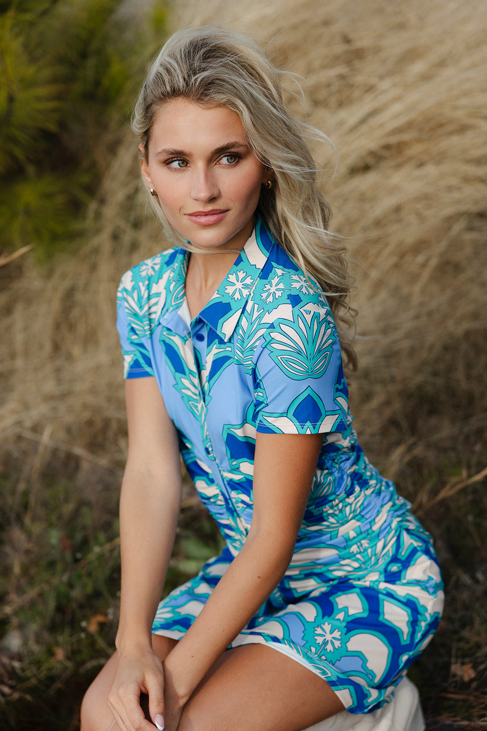 Dayna Dress Teal