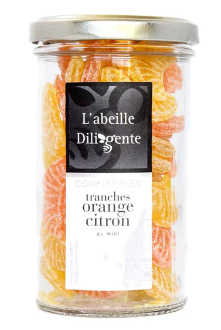 French Orange Lemon Honey Candy L'Abeille Diligente 5.3oz