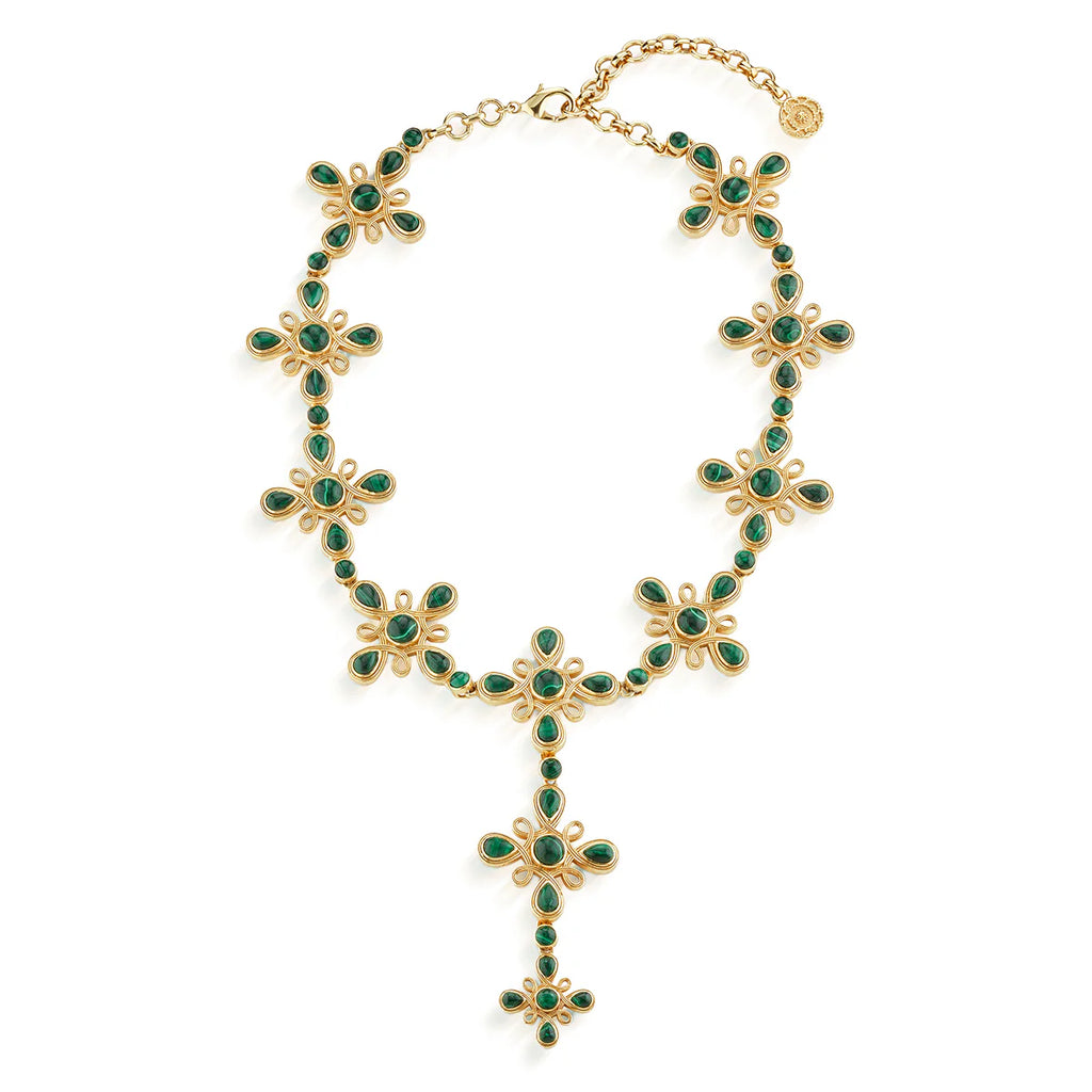 Monique Malachite Convertible Necklace