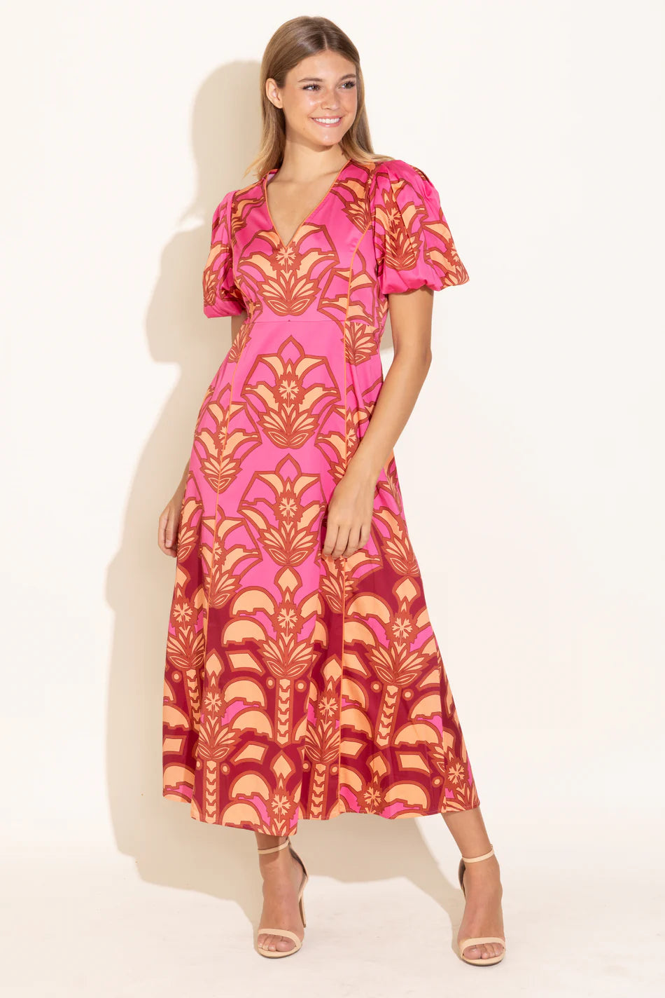 Jillian Dress Desert Rose