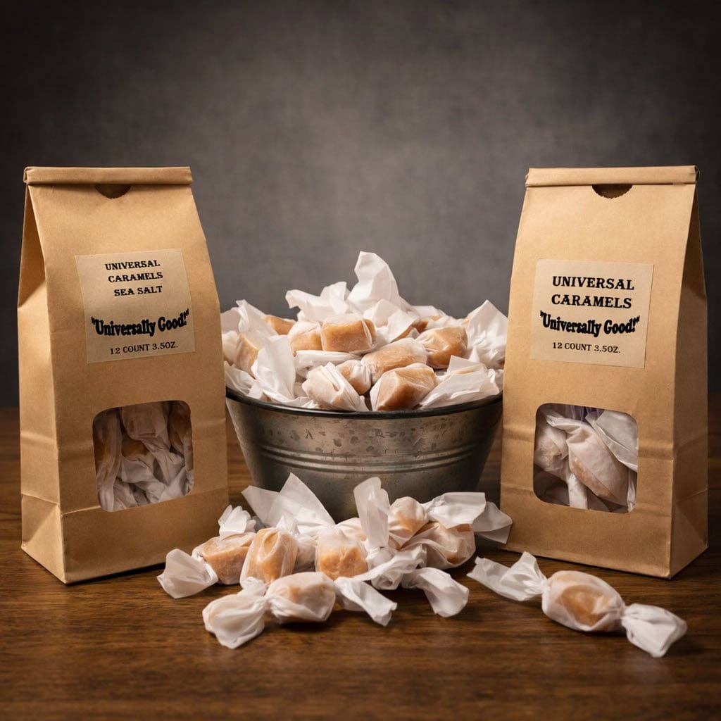 Old Fashioned, Gourmet SEA SALT Caramels: 50 count