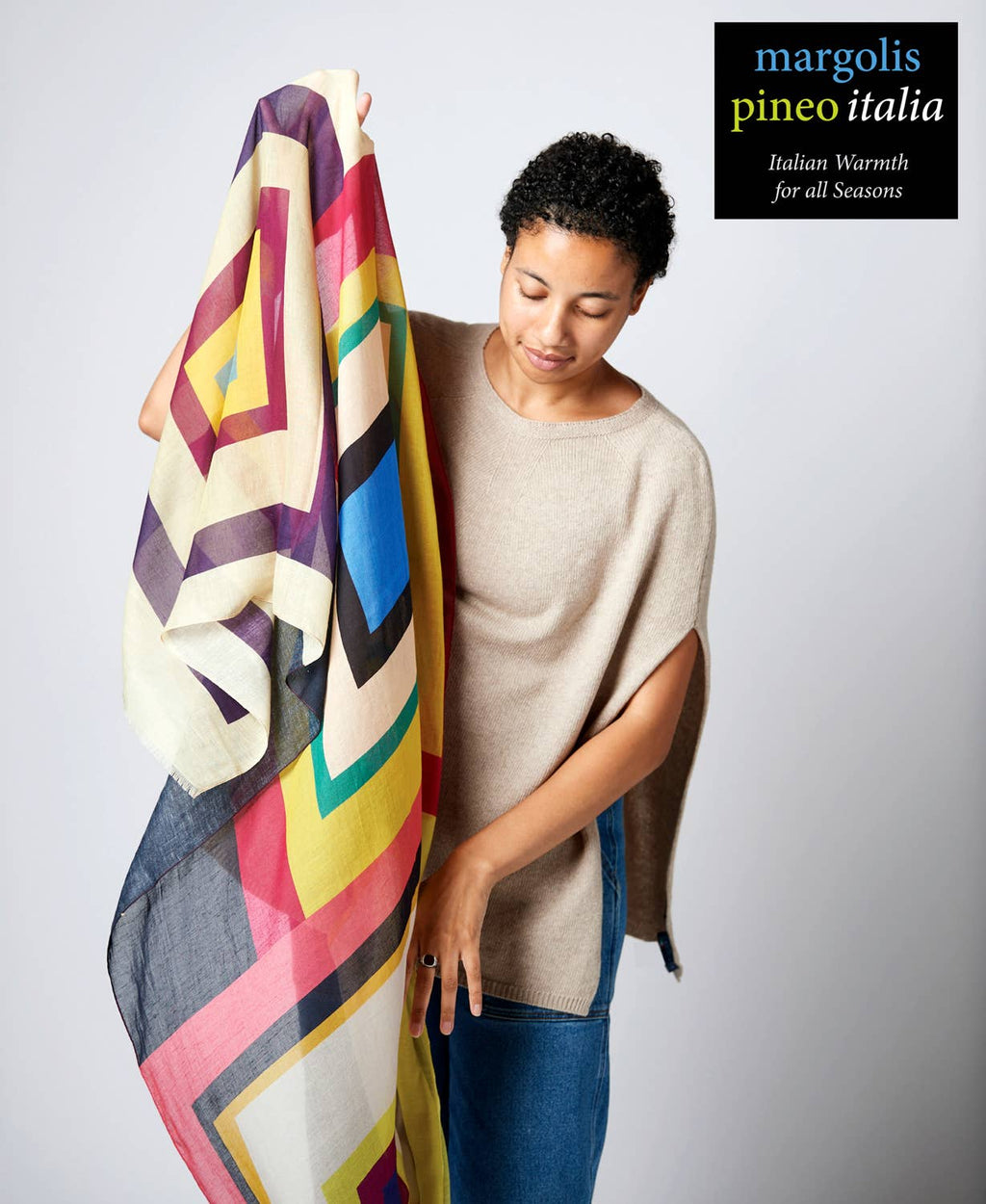 COMO Collection Eco-Blends, Fine Linens and more...: Albers 1 magenta Multi