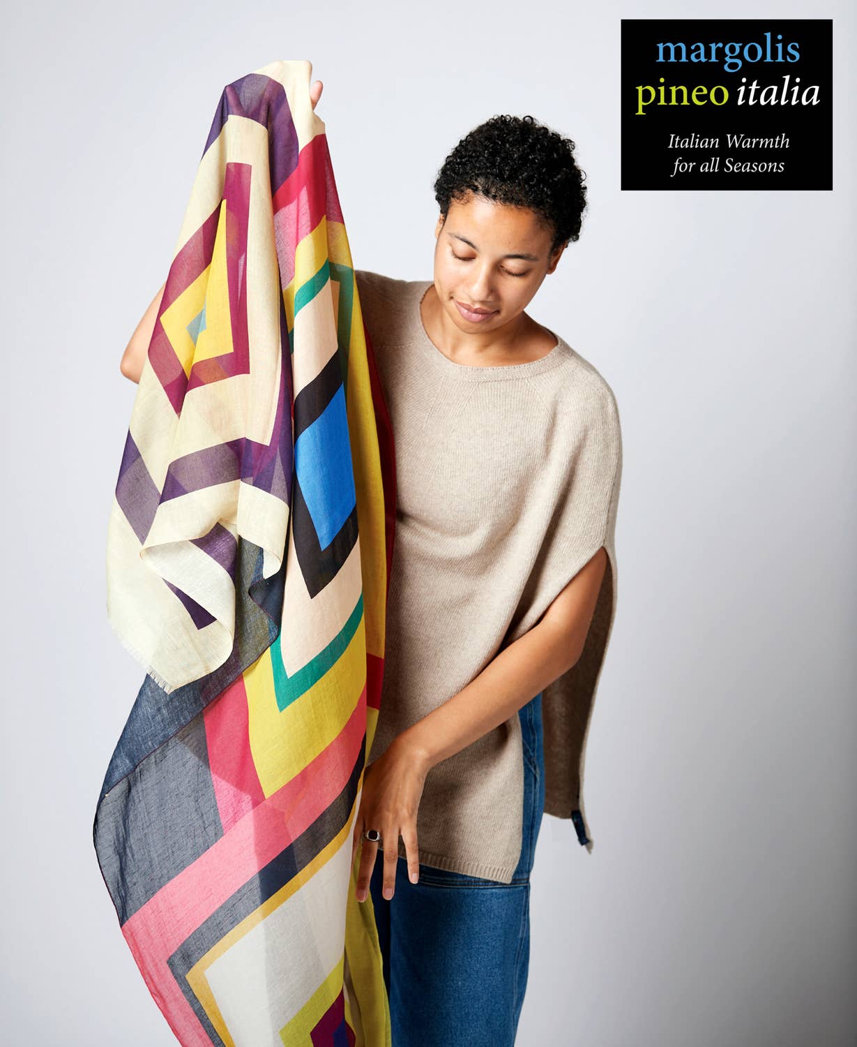 COMO Collection Eco-Blends, Fine Linens and more...: Albers 1 magenta Multi