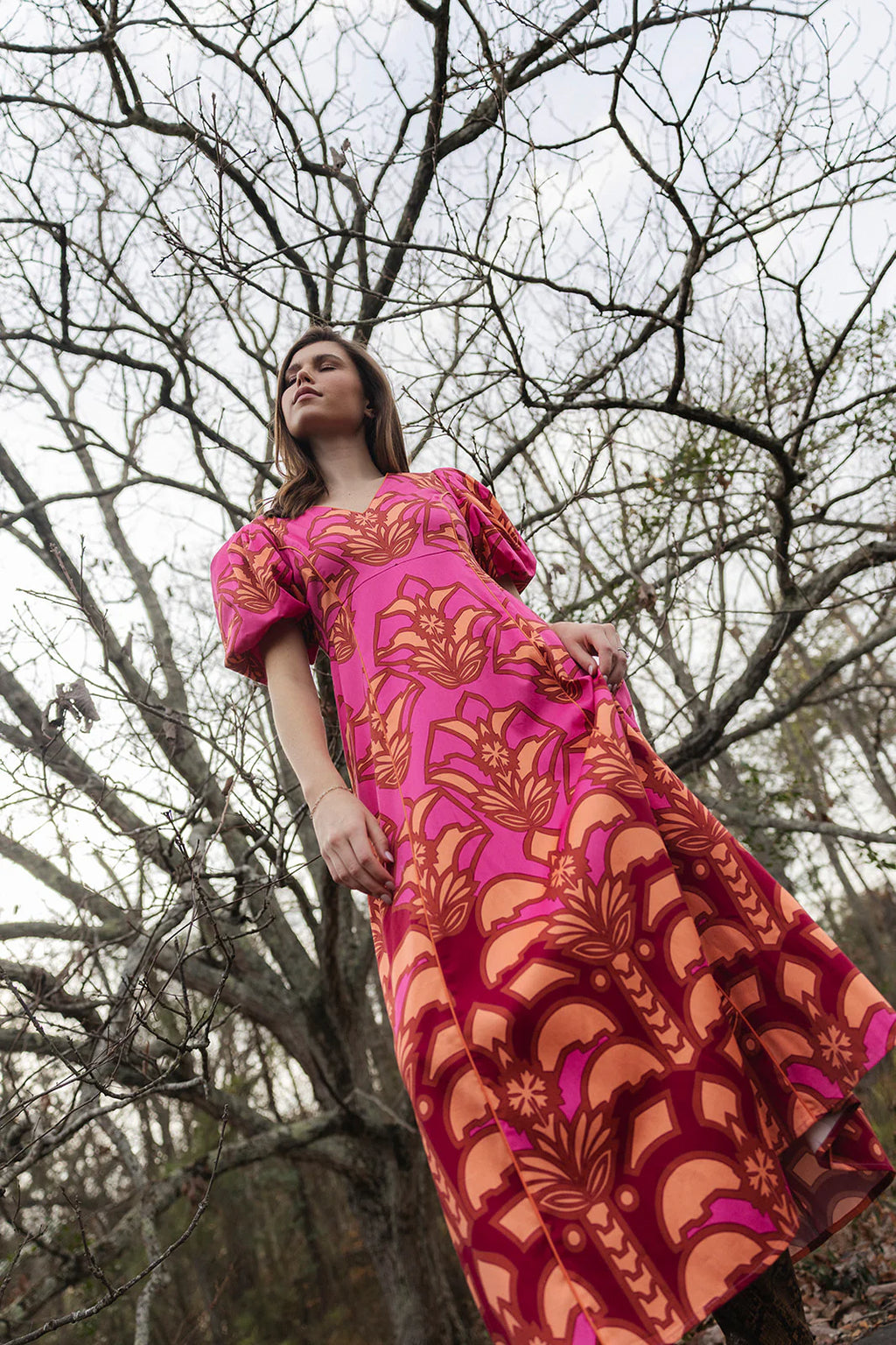 Jillian Dress Desert Rose