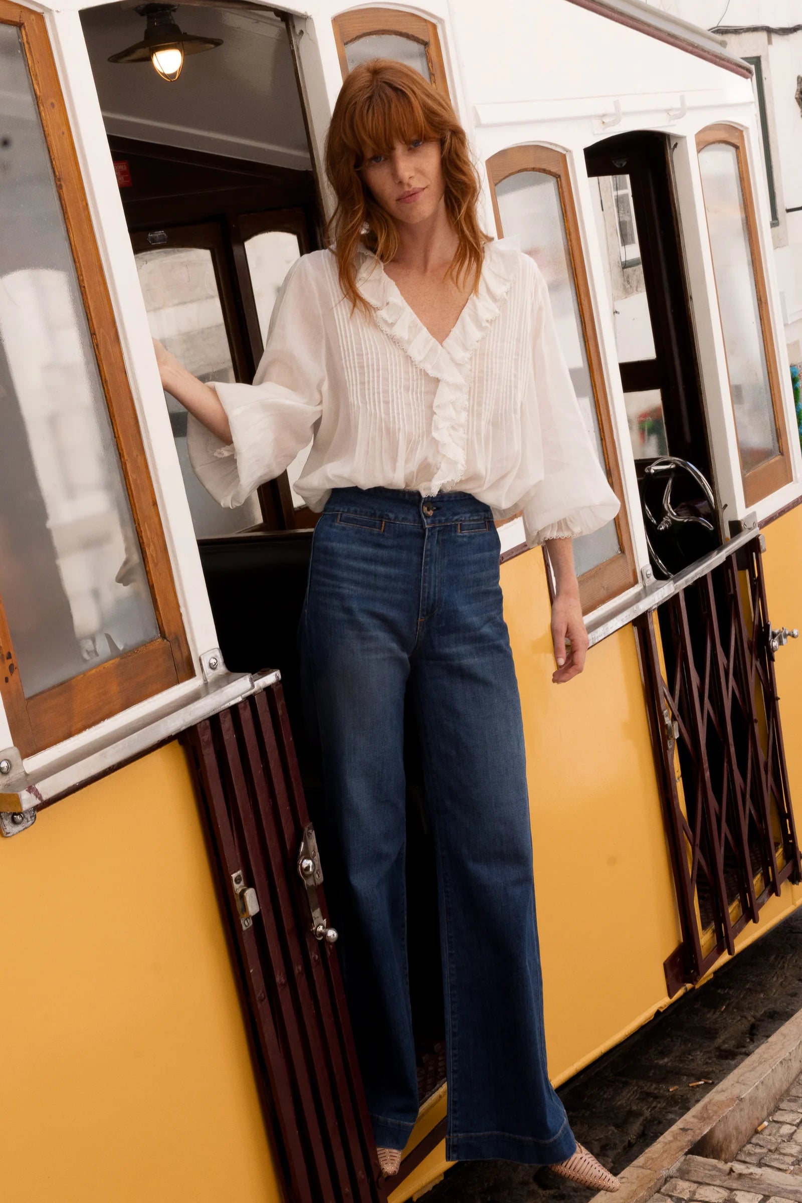 Mila Top Hepburn Cloud