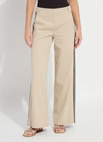 Brinne Side Stripe Trouser Crisp Khaki
