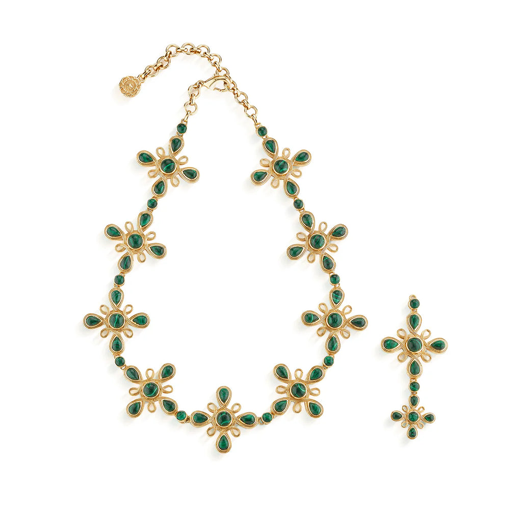 Monique Malachite Convertible Necklace
