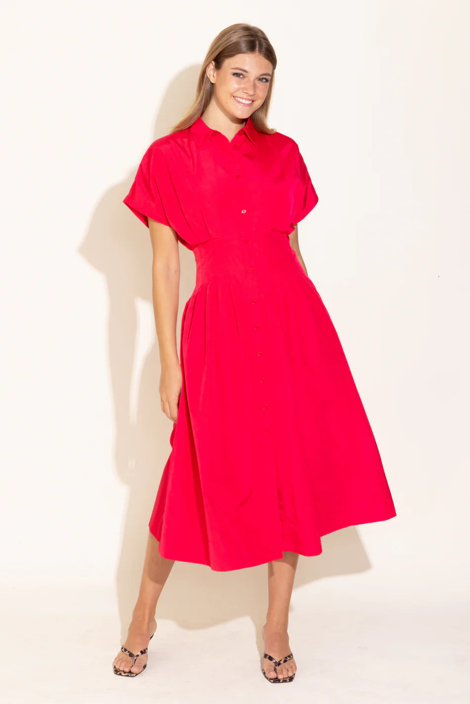 Poppy Pink Becca Dress