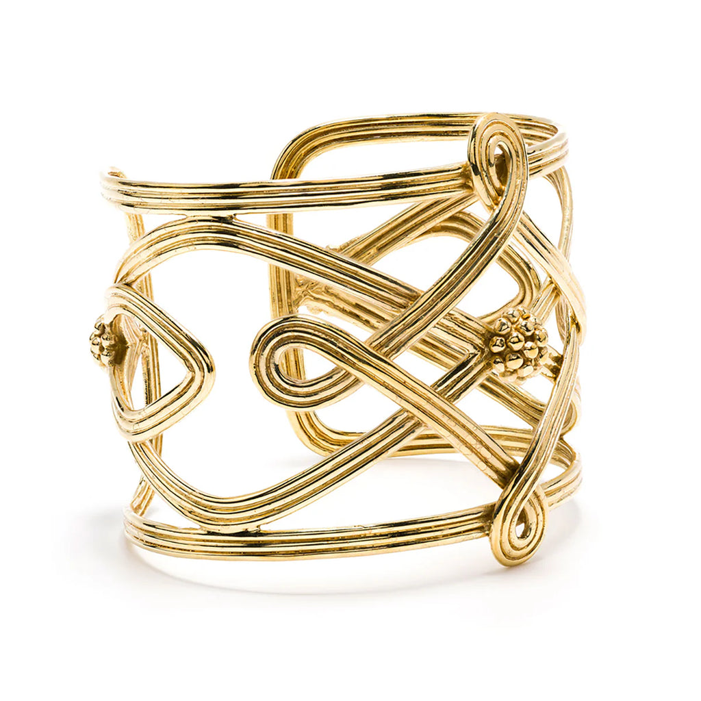 Monique Compass Cuff - Gold M