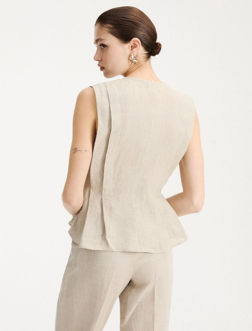MLLVALLO Linen Top