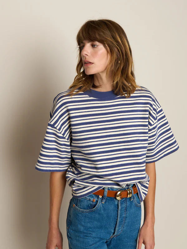 Gio Sweatshirt Blue White Stripe