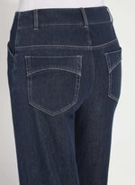 Samara Cuffed Wide Leg Denim Indigo