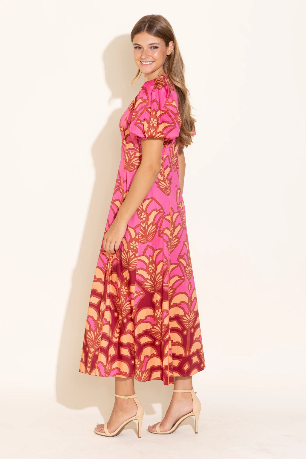 Jillian Dress Desert Rose
