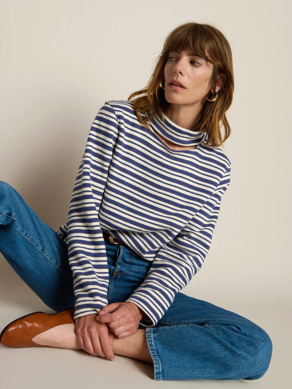 Delphine Sweatshirt Tossed Stripe
