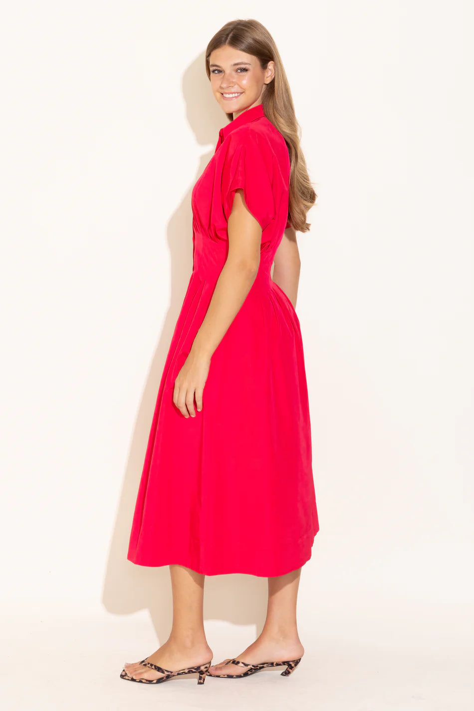 Poppy Pink Becca Dress