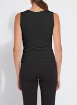 Essential V-neck Shell Black