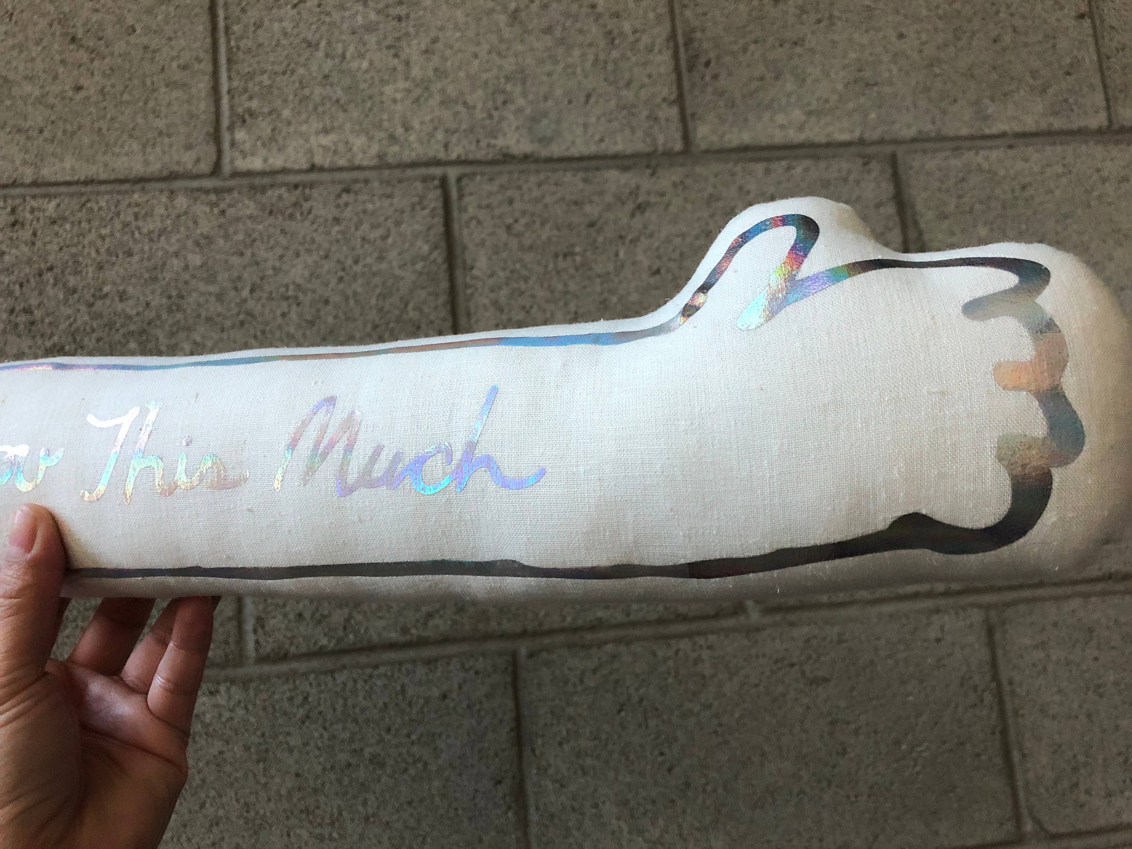 I Love You This Much - Pillow: Blue