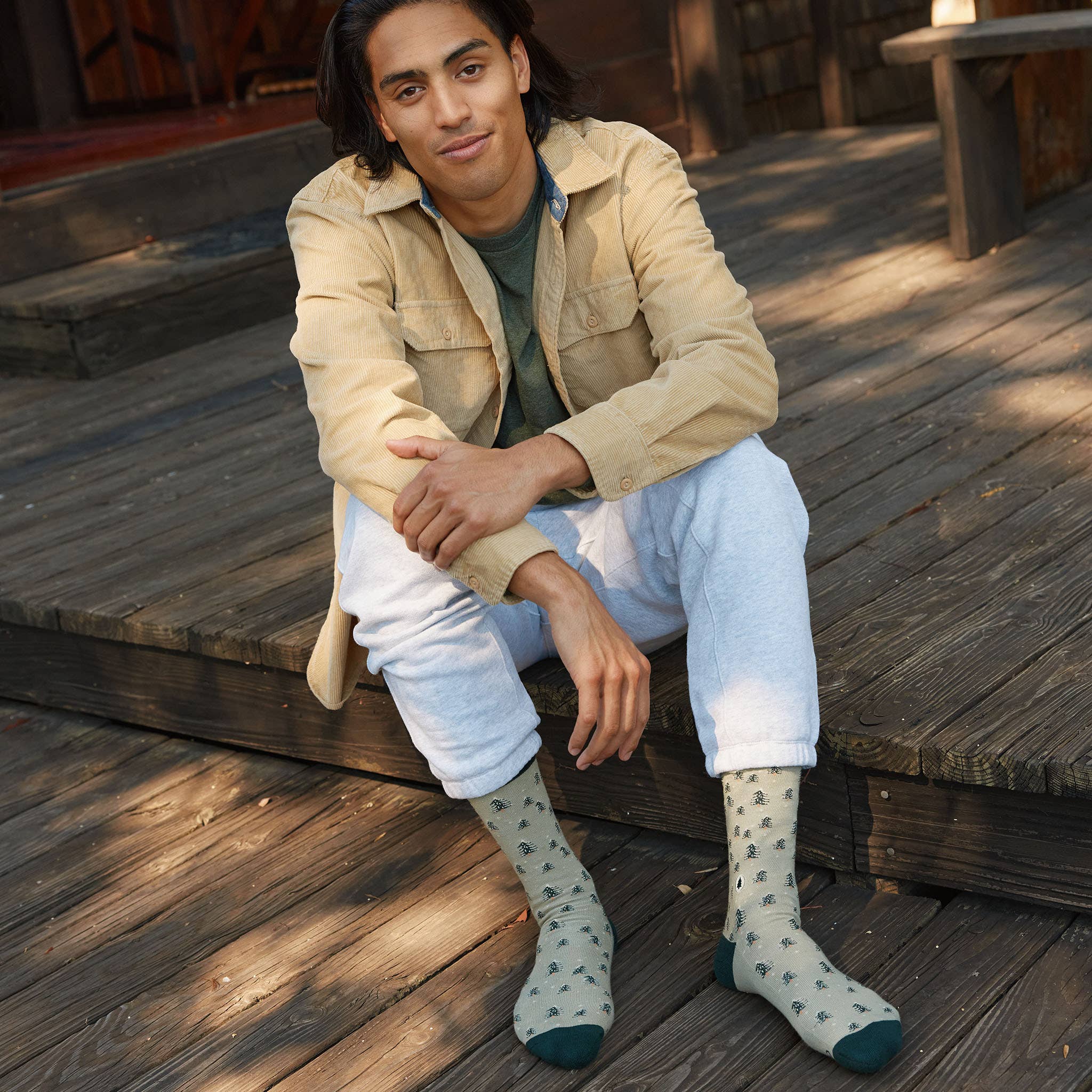 Socks that Plant Trees (Snowy Trees): Small