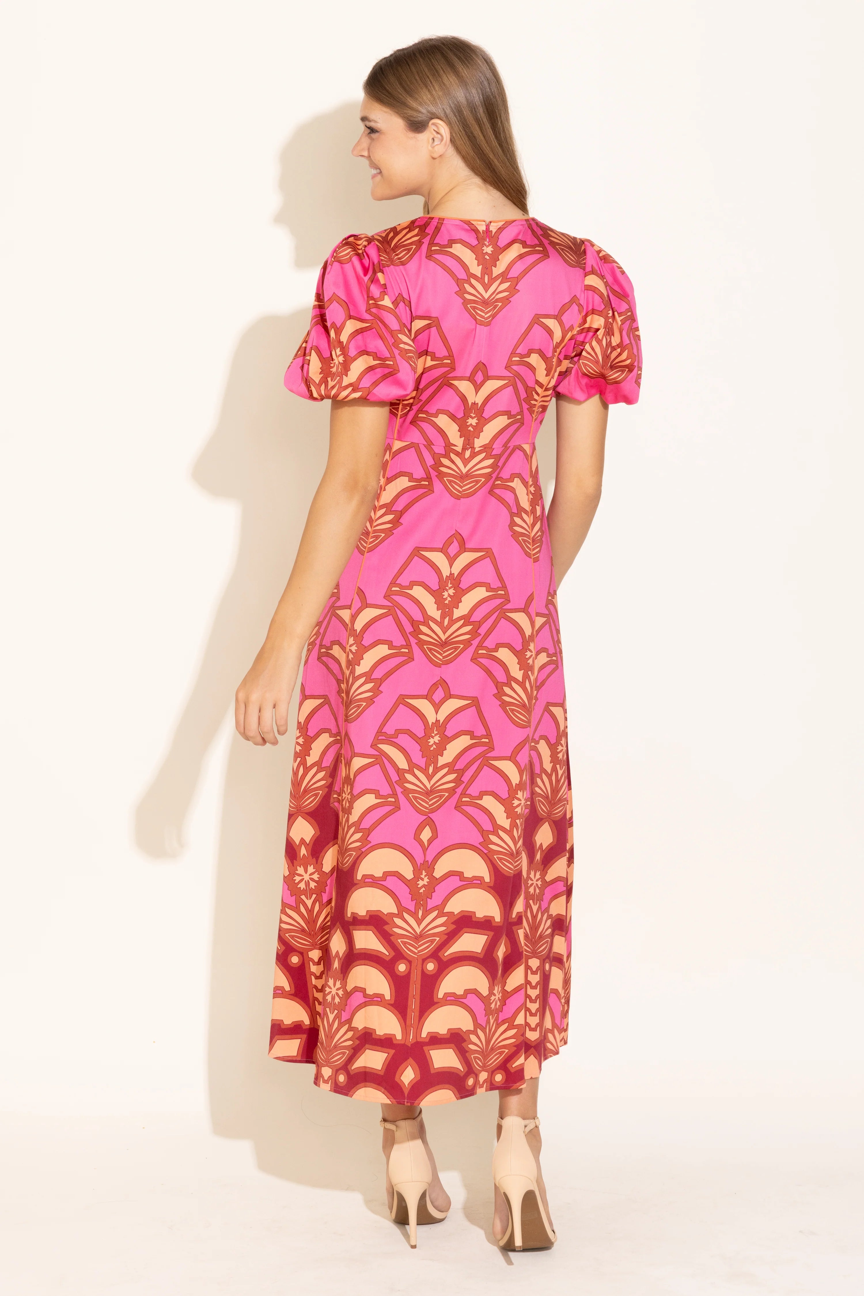 Jillian Dress Desert Rose