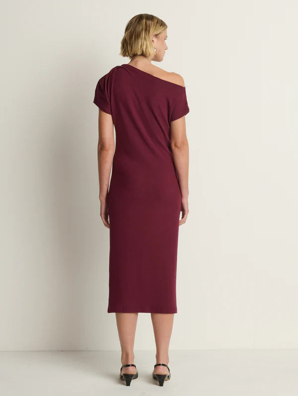 Hallie Midi Dress Port