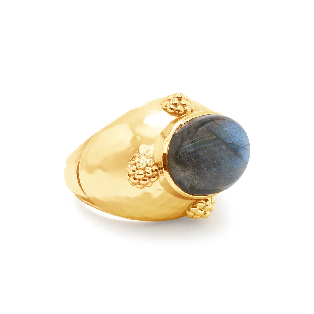 Cleopatra Oval Ring Labradorite