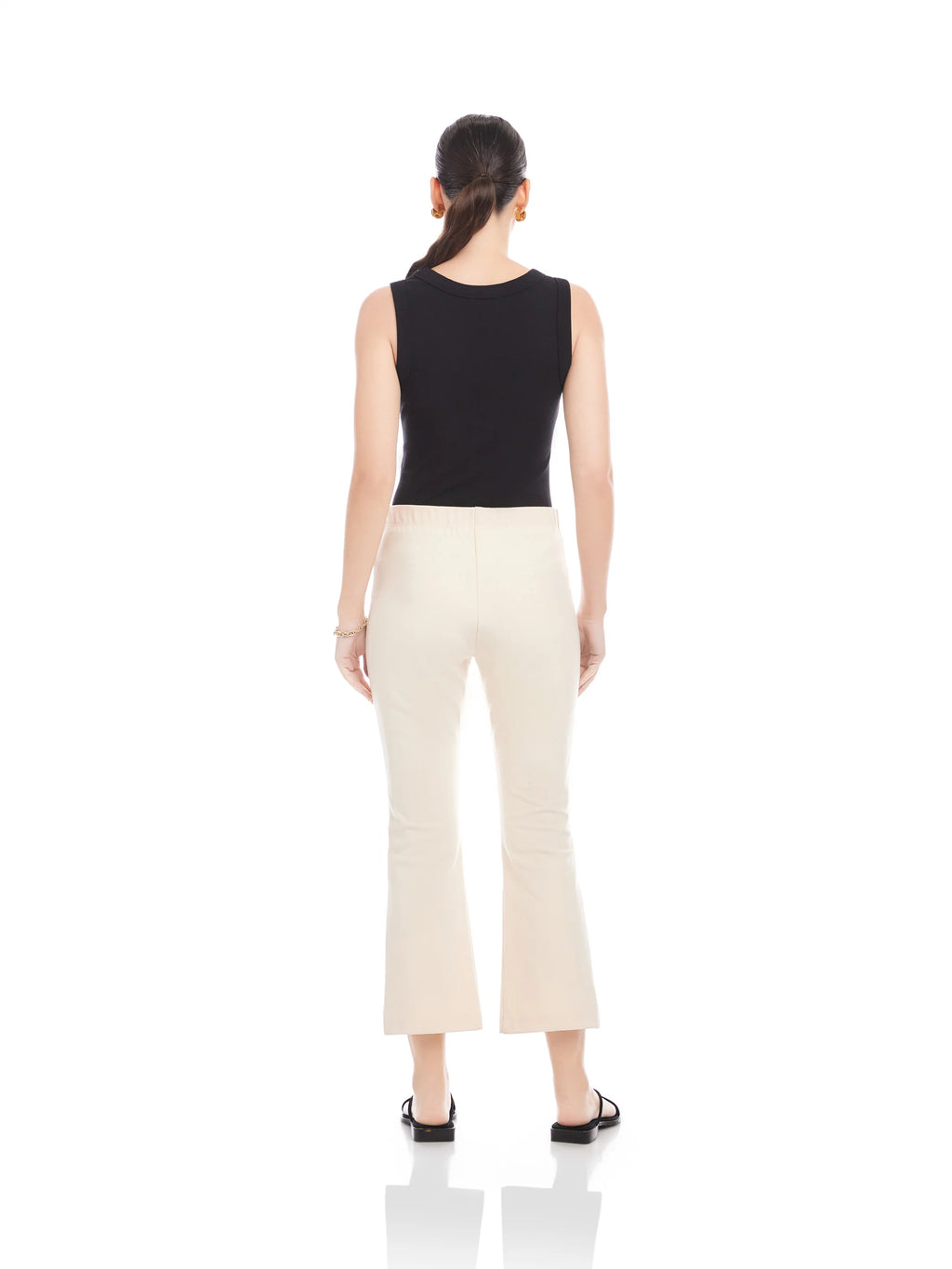 Pintuck Pants Ecru