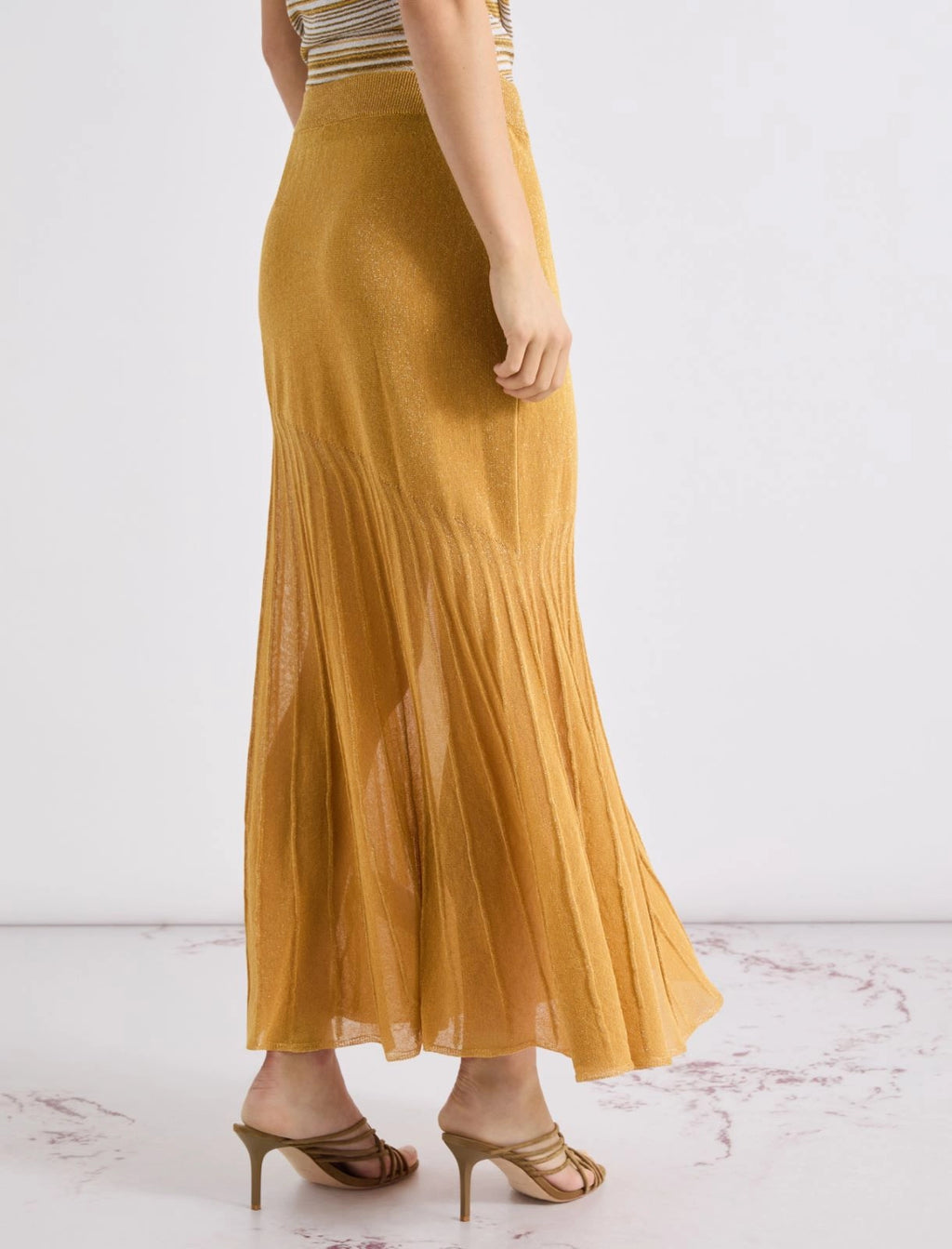 MLLVALICO Gold Skirt