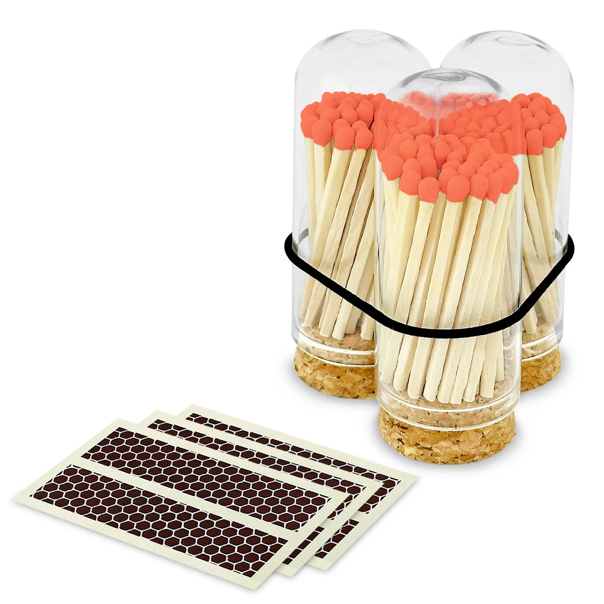 2" Matches + Mini Cloche - Colors of Your Choice + Strikers: Yellow