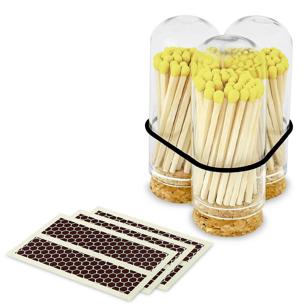 2" Matches + Mini Cloche - Colors of Your Choice + Strikers: Yellow