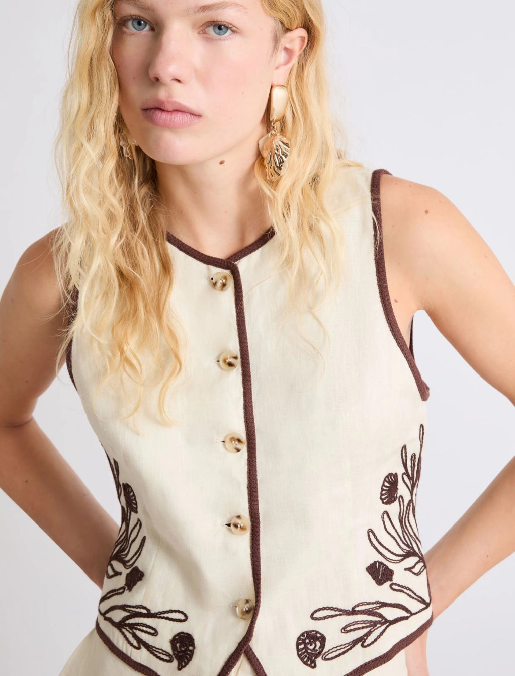 MLLAEROVIA Shell Top