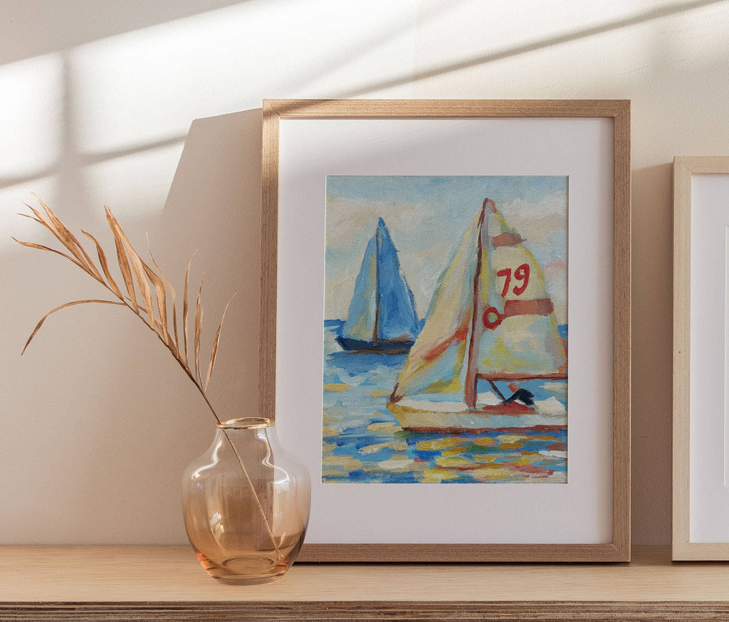 East Coast Regatta painting kit, impressionist painting kit