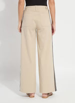 Brinne Side Stripe Trouser Crisp Khaki