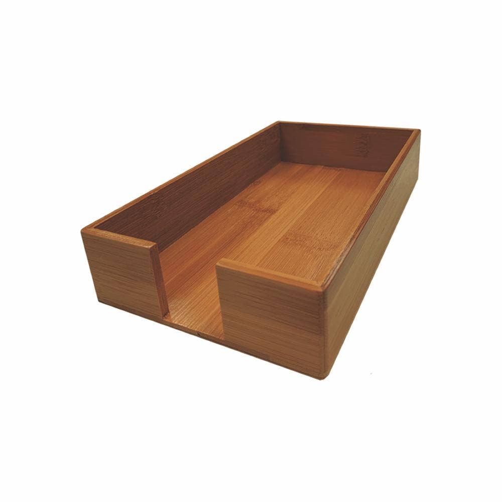 GT-BAMBOO WOOD GUEST TOWEL HOLDER