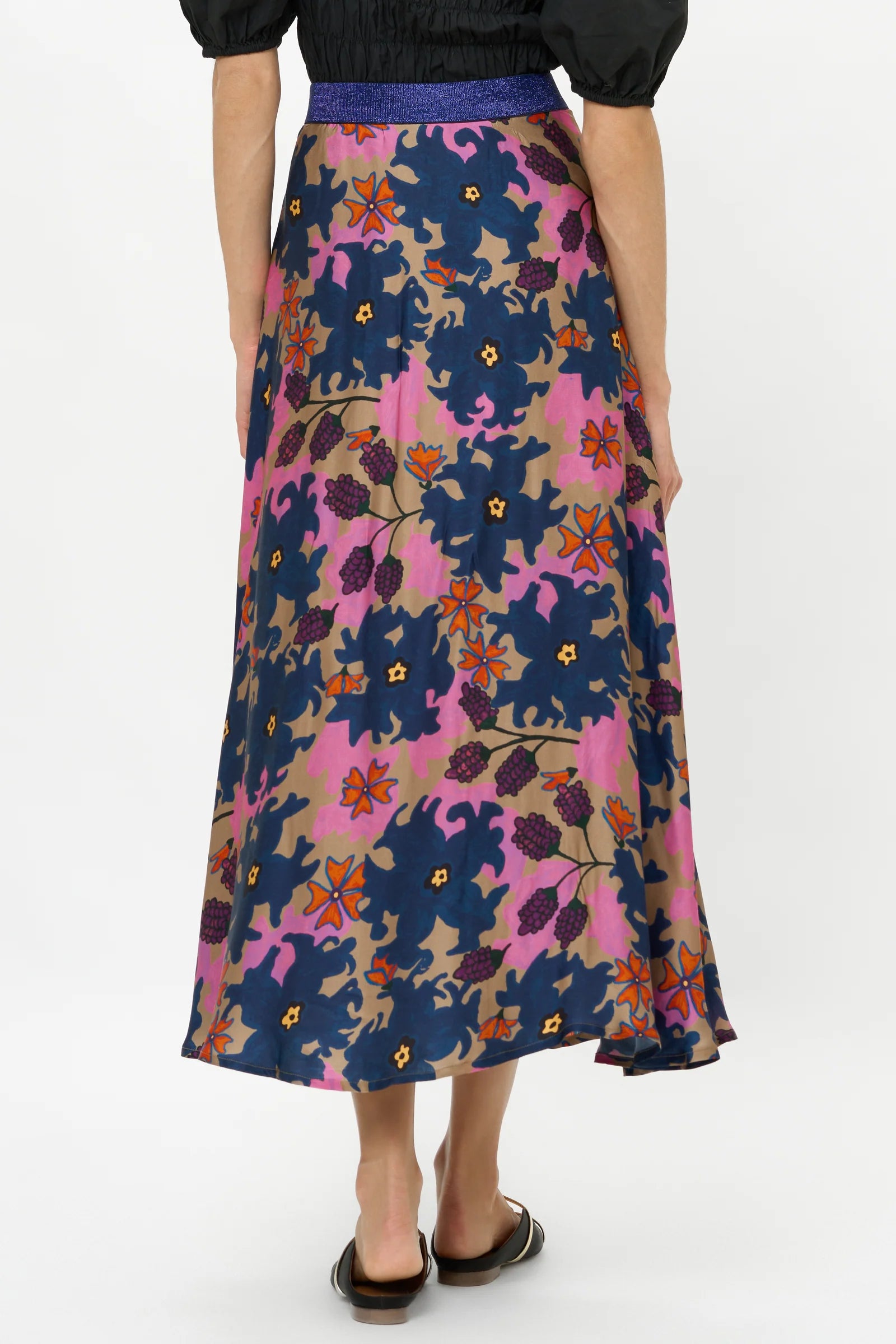 Swing Skirt Suzani navy