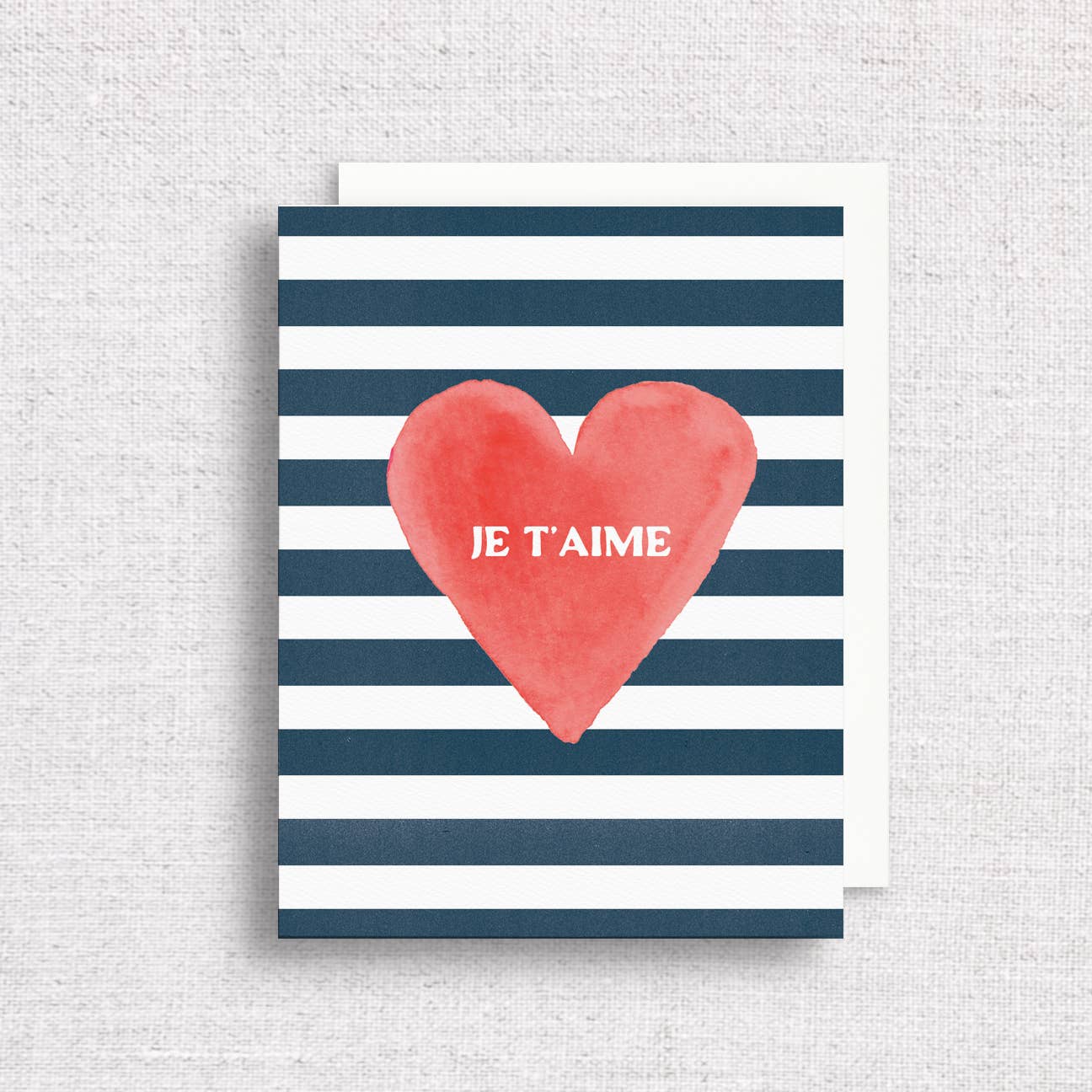 Je T'aime Greeting Card | I love you in French Card