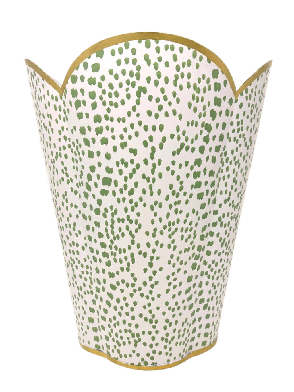 Green Polka Dot Tissue Holder