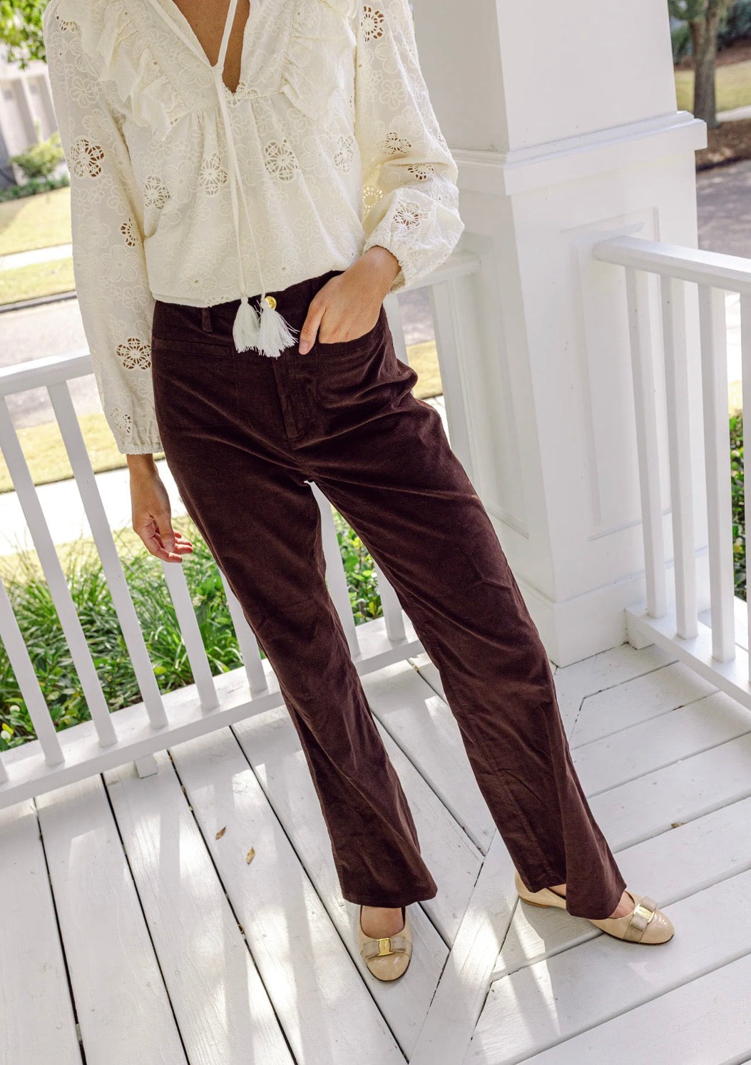 Corduroy Flare Pants
