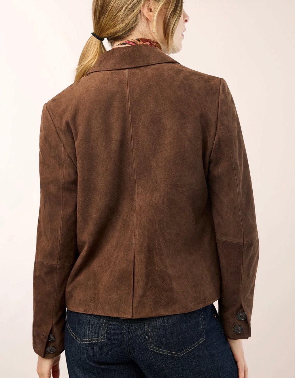 Ruby Suede Jacket Roasted Mocha
