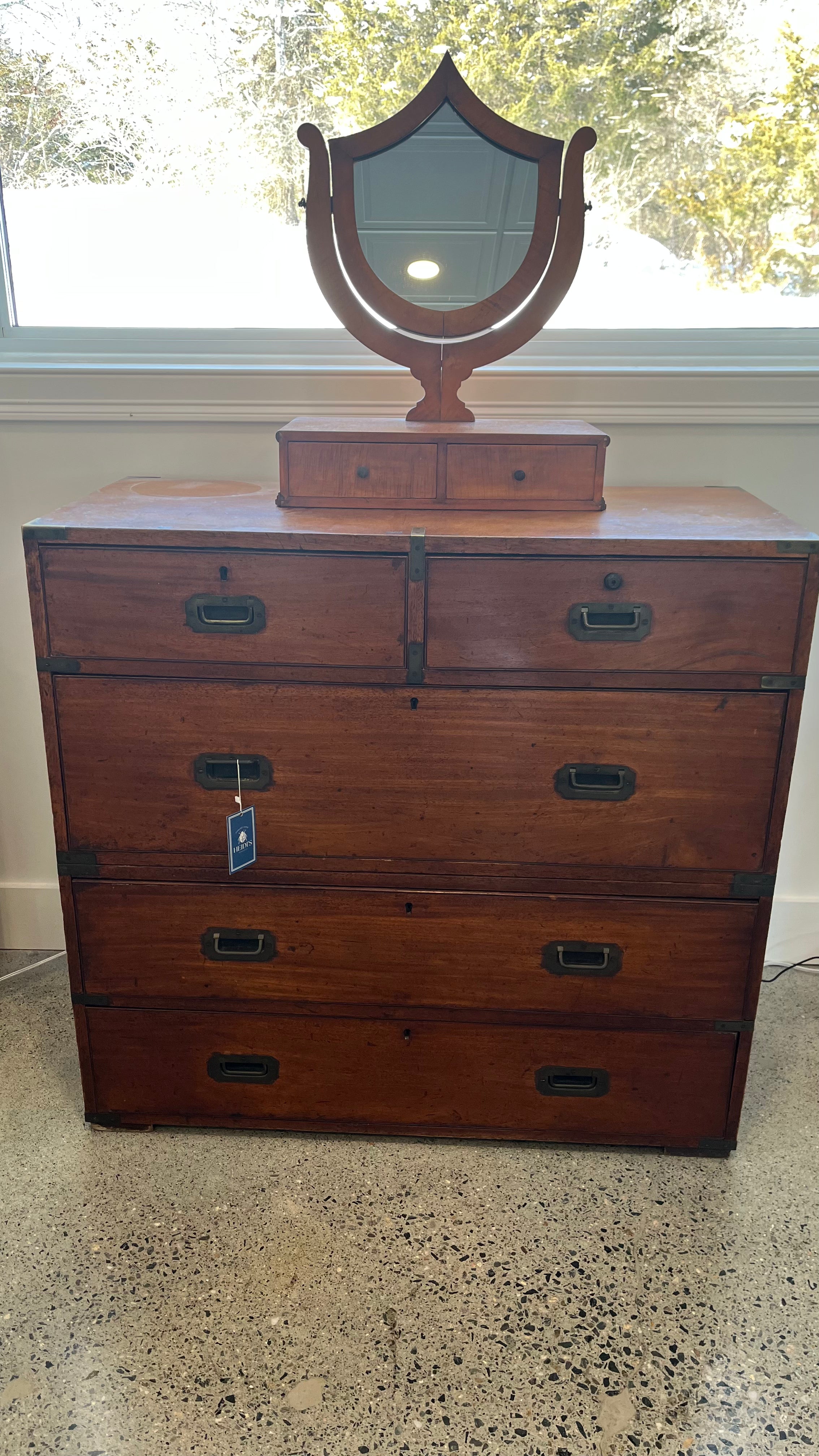 19thc Campaign Chest