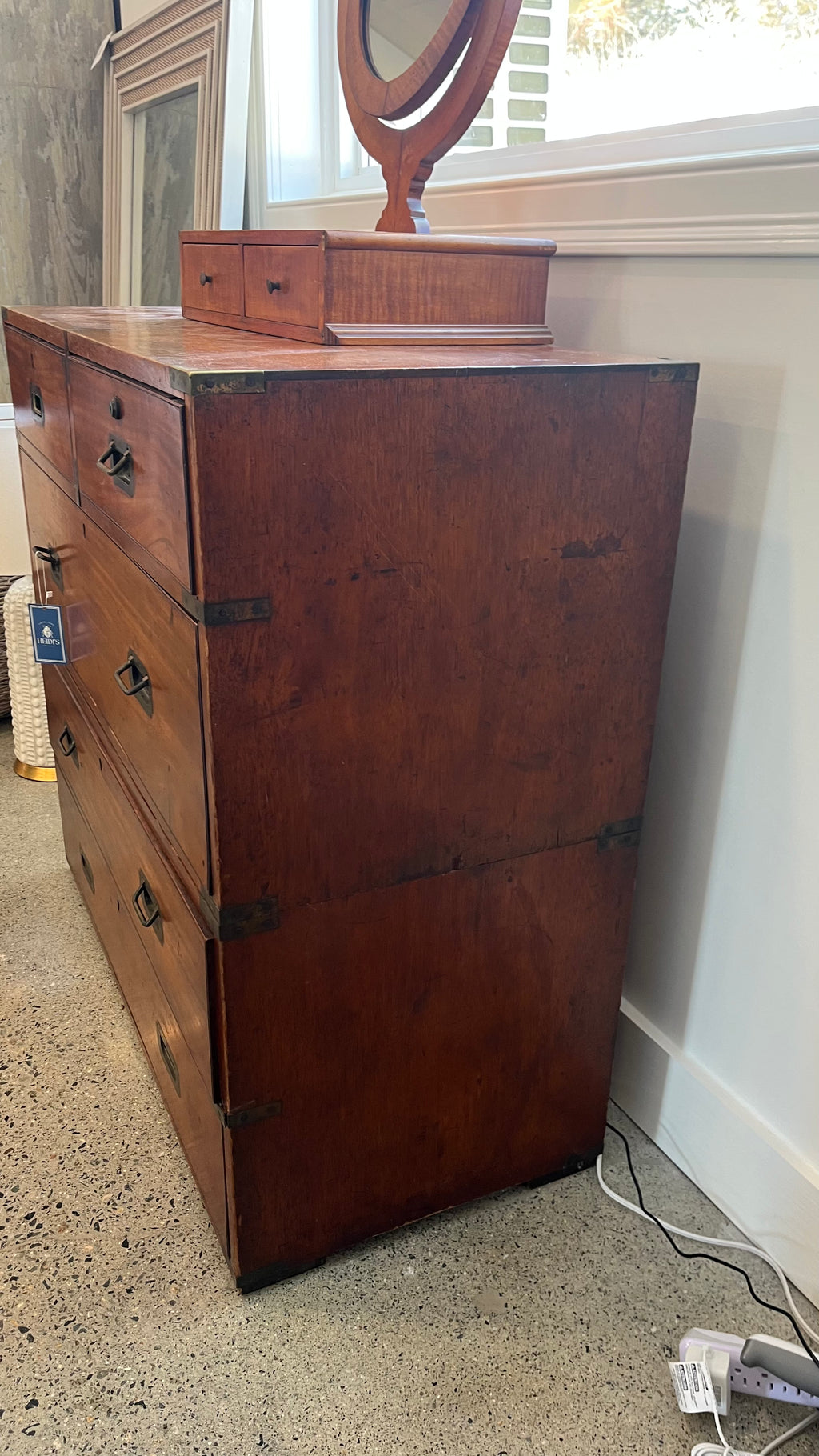19thc Campaign Chest