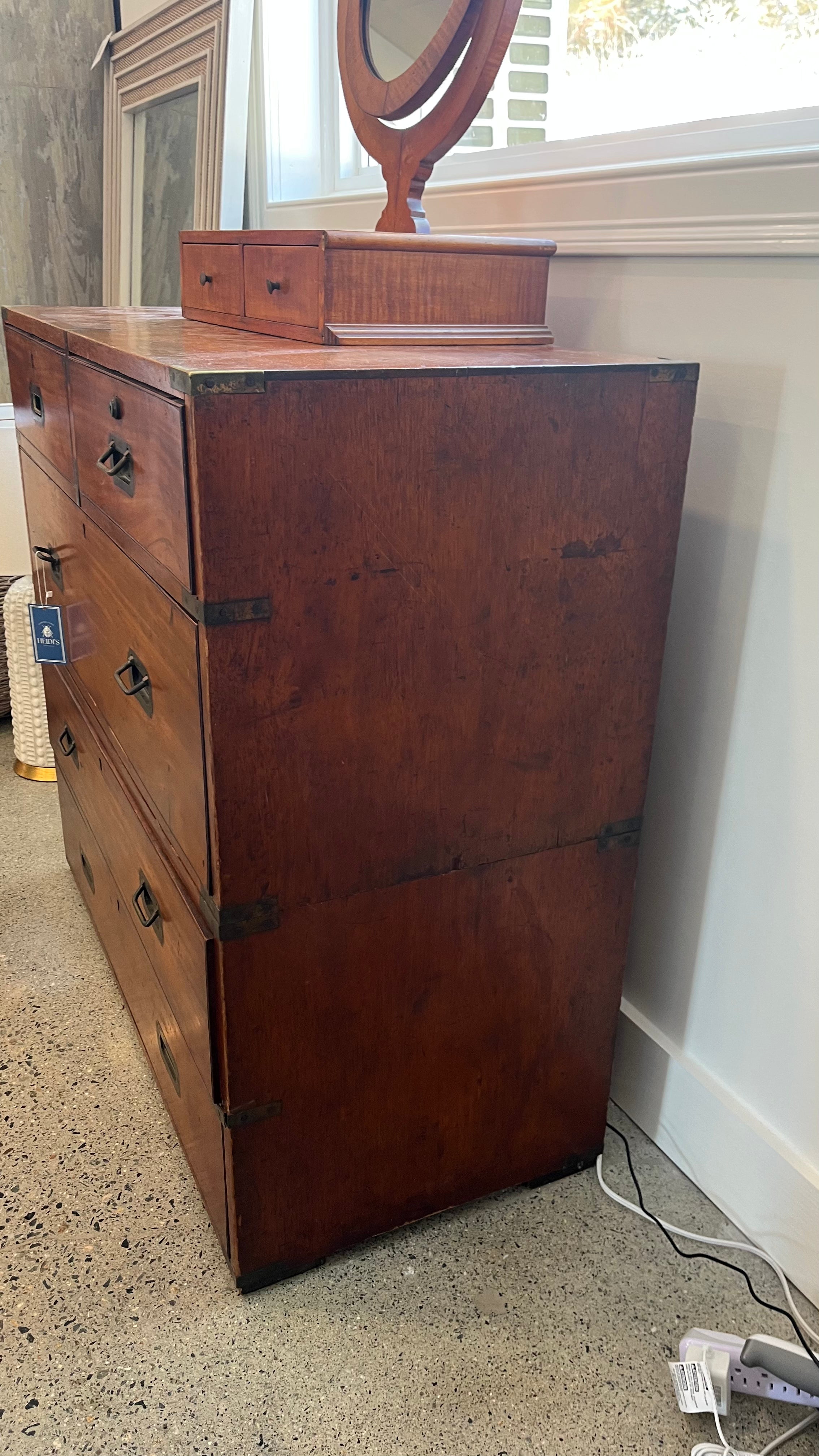 19thc Campaign Chest