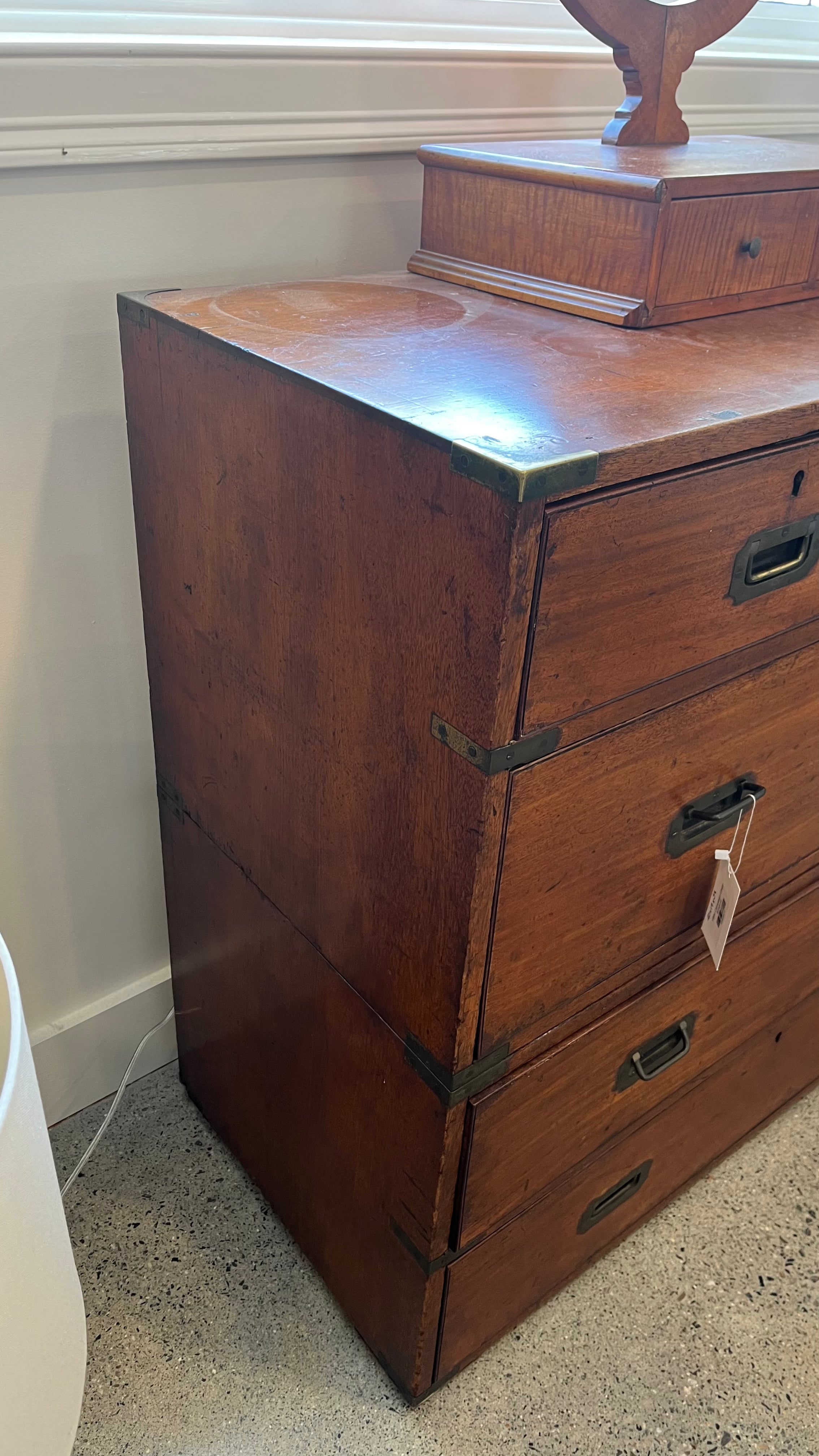 19thc Campaign Chest