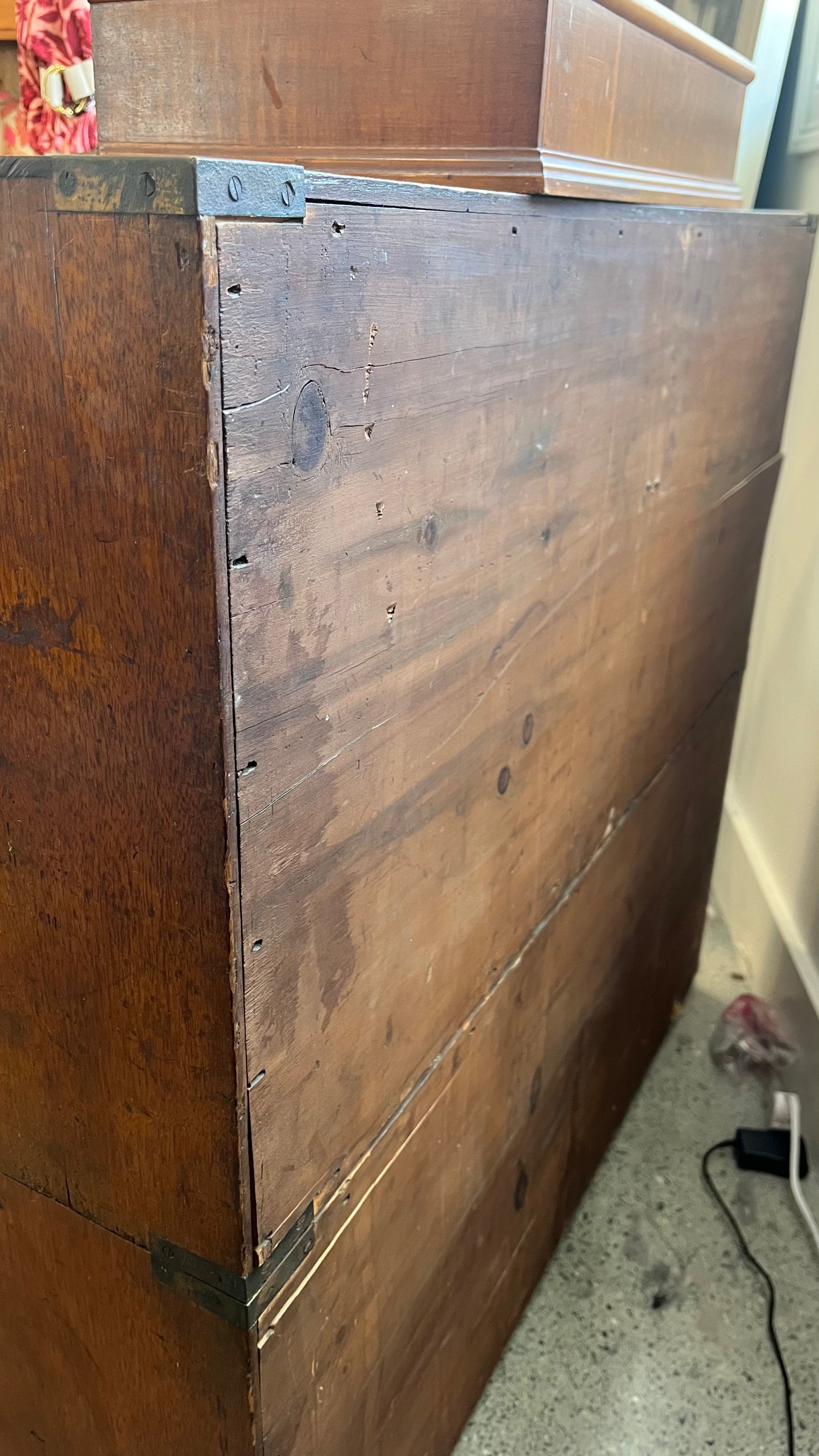 19thc Campaign Chest