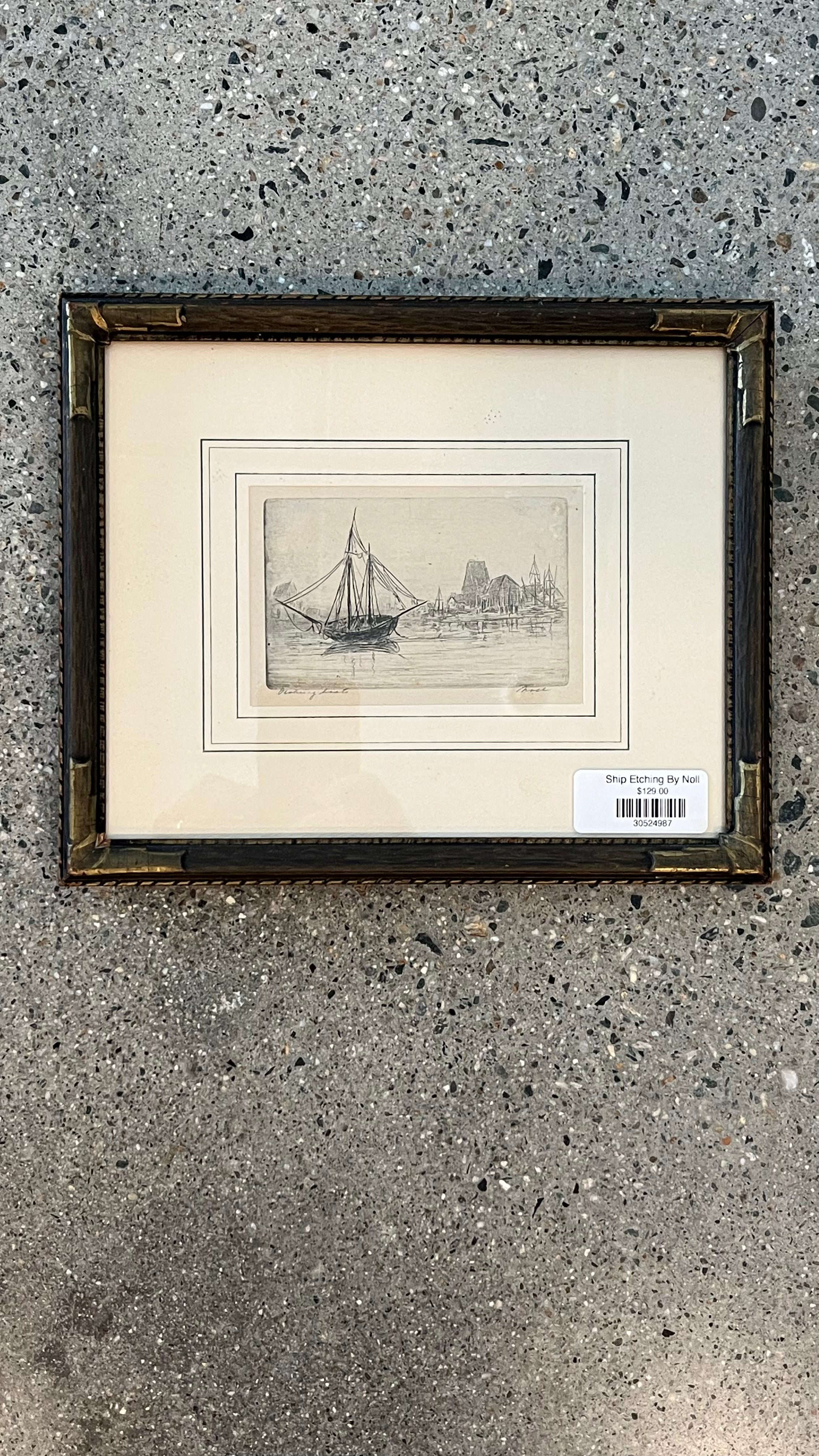 Ship Etching By Noll