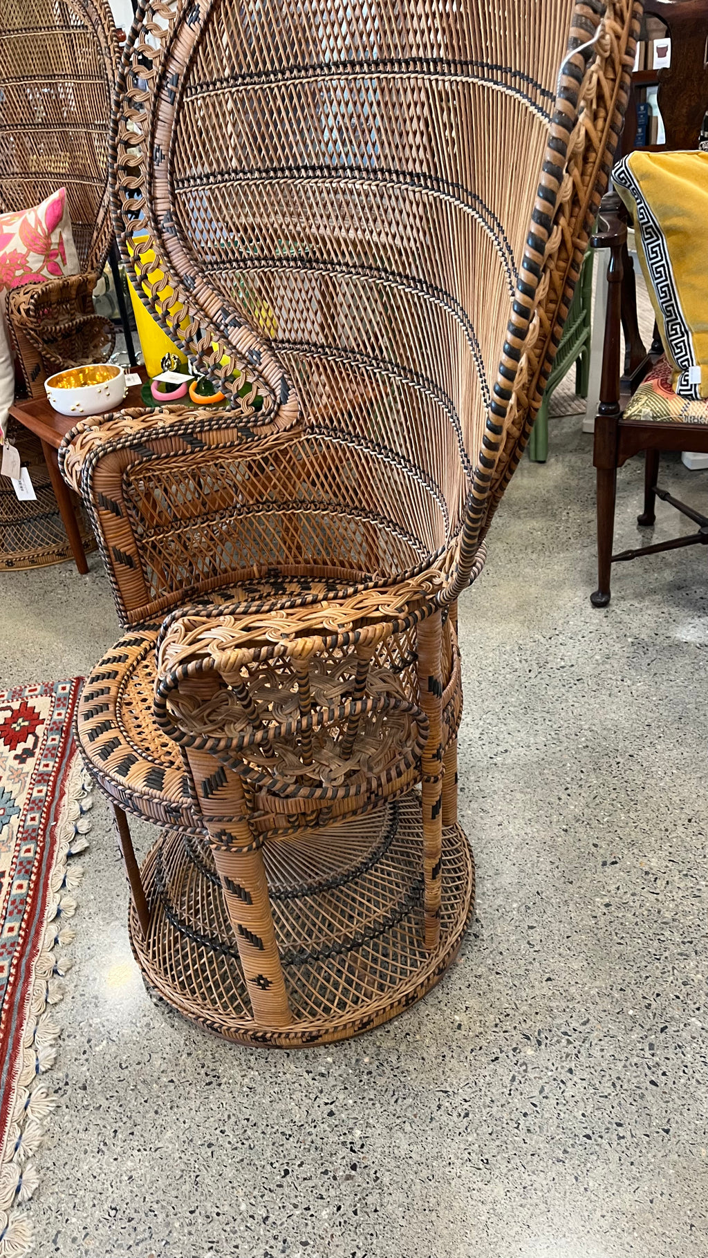 Antique Peacock Chair
