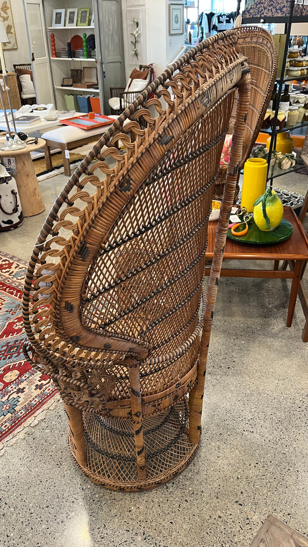 Antique Peacock Chair