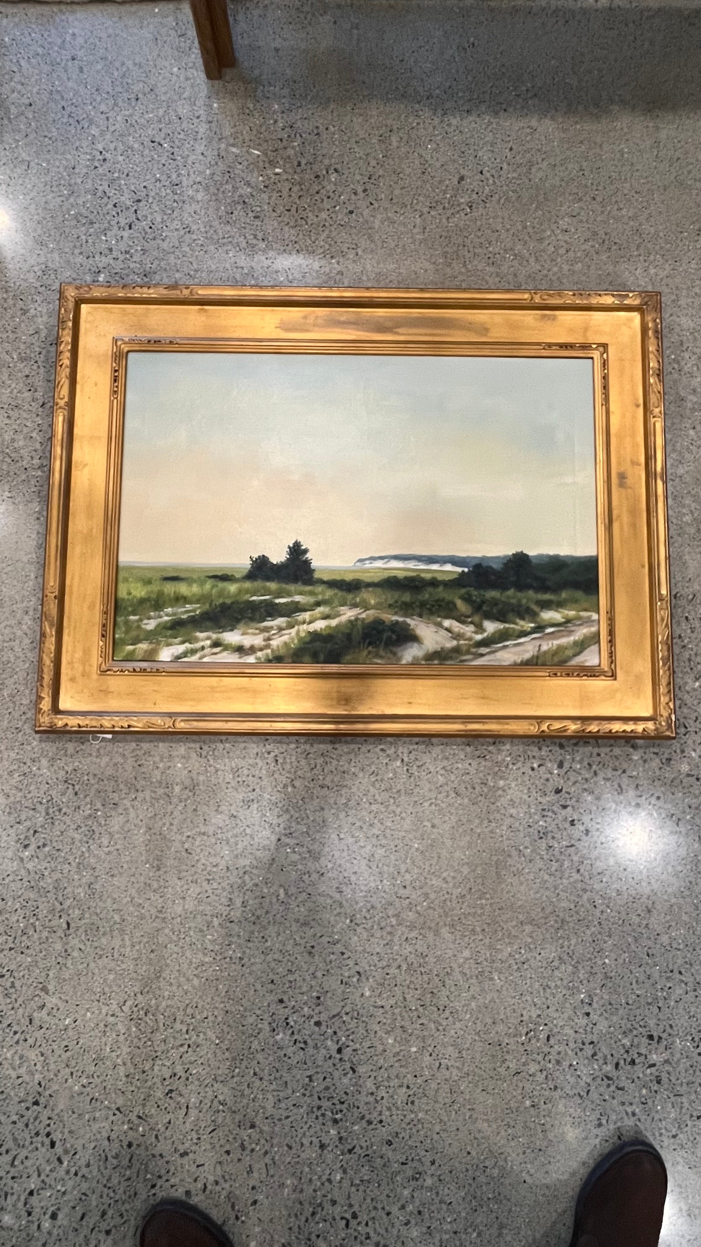 Landscape of Sand Dunes Original Price and Title on Back